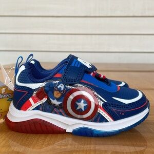 Marvel Captain America Kids Shoes Size 7C Toddler (Brand New)